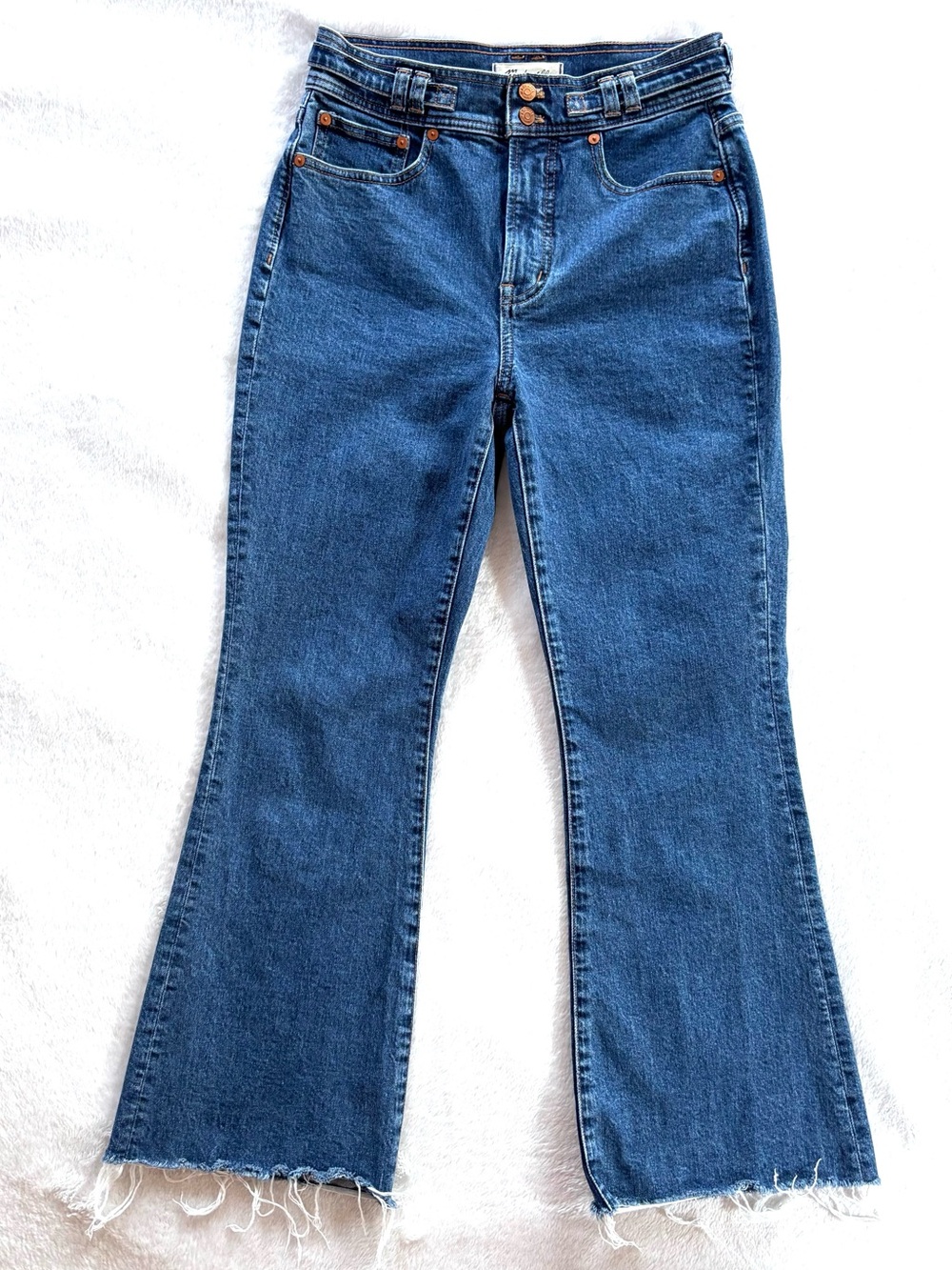 Madewell The Perfect Vintage Flare Jean, Blue Denim, Size 26